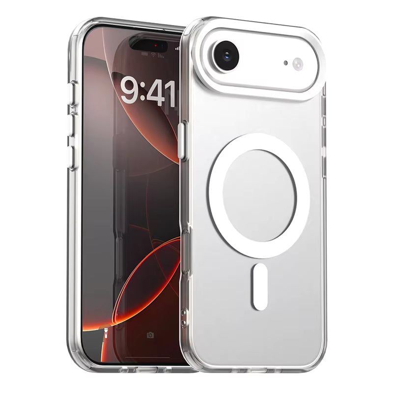 Magnetic Adsorption Wireless Charge Clear Case for Iphone 17 Air Transparent Phone Case Iphone 17 Air Case for Iphone 17 Pro Max