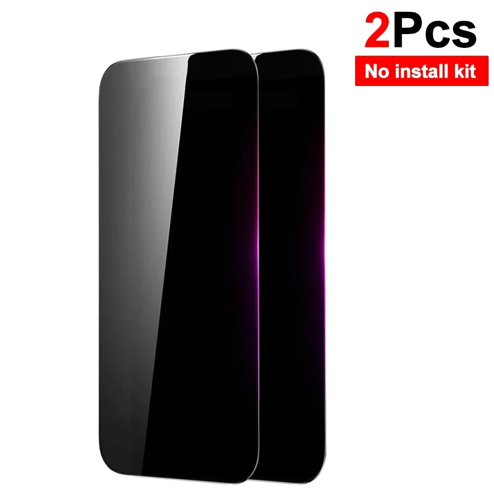 Anti Spy Tempered Glass for Iphone 17/17 Air/17 Pro/17Promax 9H Hardness Case Friendly Screen Protector with Easy to Install Kit