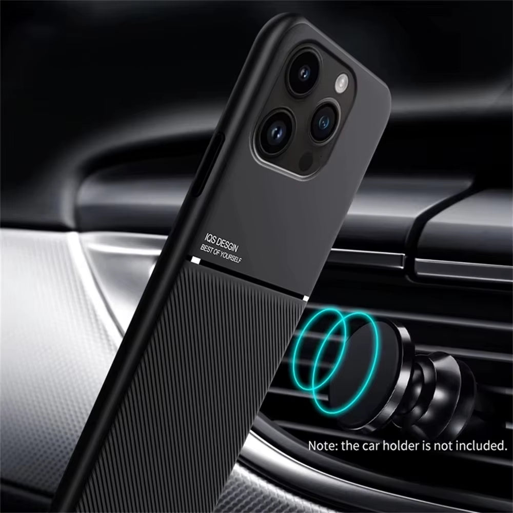 Leather Texture Magnet Case for Iphone 17 16 11 14 13 12 15 Pro Max Mini plus 17 Air Cover for Iphone 17 Pro Max Magnetic Cases