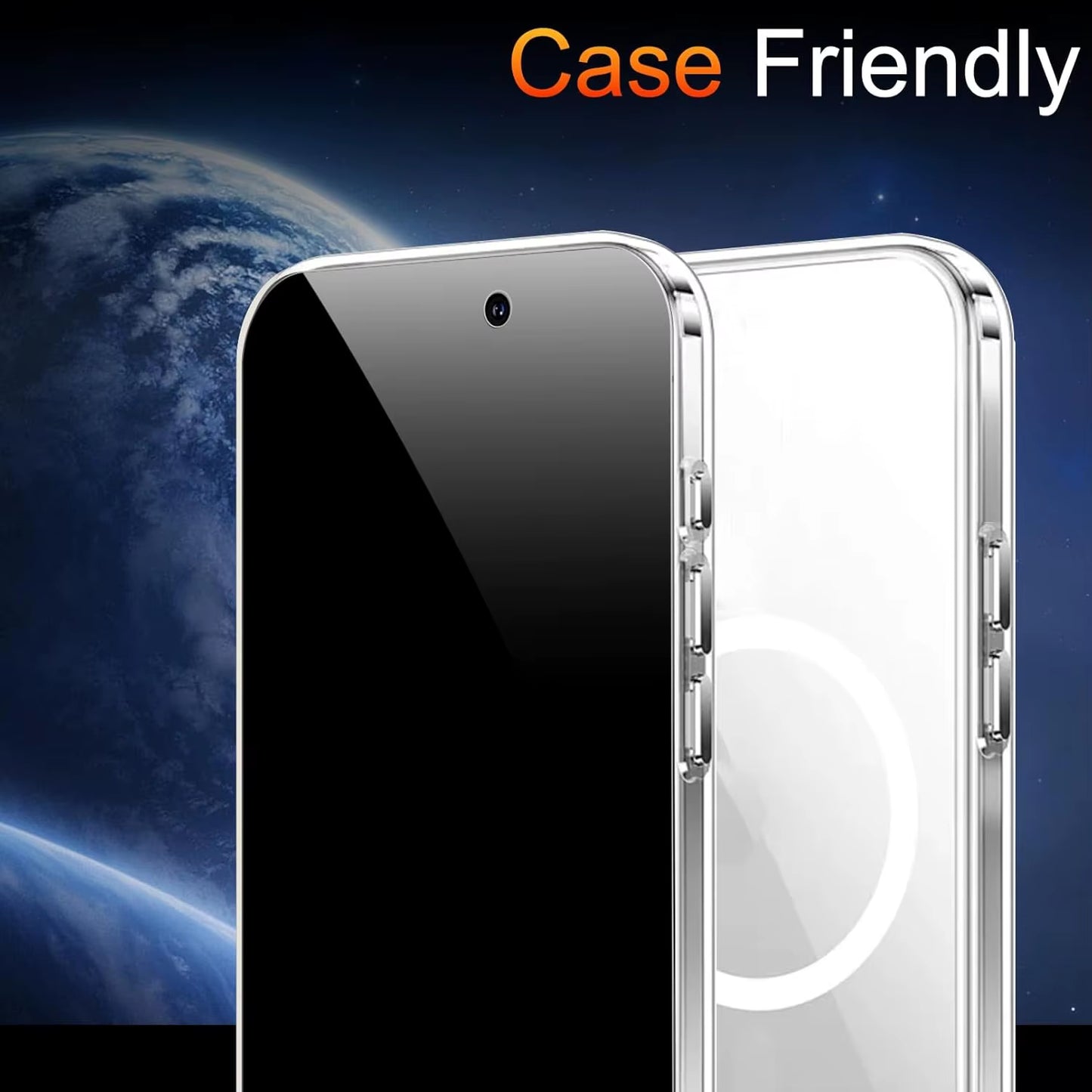 Anti Spy Tempered Glass for Iphone 17/17 Air/17 Pro/17Promax 9H Hardness Case Friendly Screen Protector with Easy to Install Kit