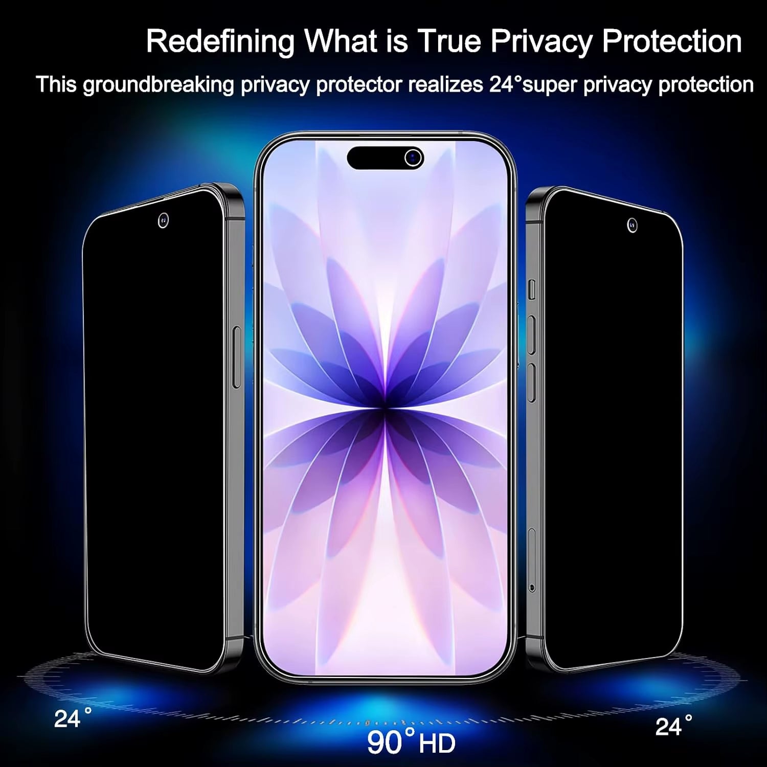 Anti Spy Tempered Glass for Iphone 17/17 Air/17 Pro/17Promax 9H Hardness Case Friendly Screen Protector with Easy to Install Kit