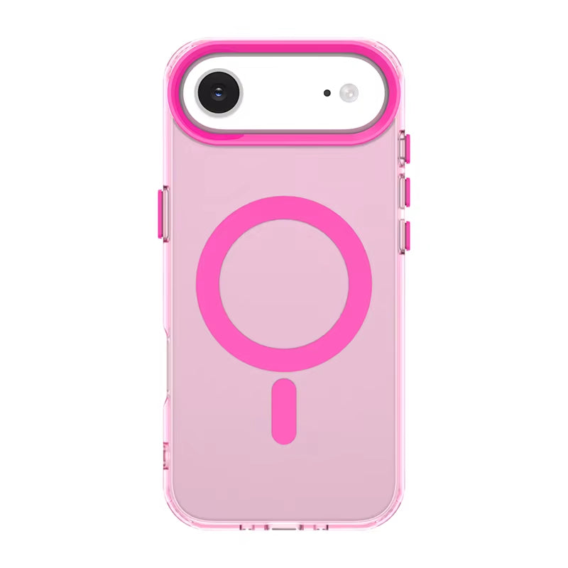 Magnetic Adsorption Wireless Charge Clear Case for Iphone 17 Air Transparent Phone Case Iphone 17 Air Case for Iphone 17 Pro Max