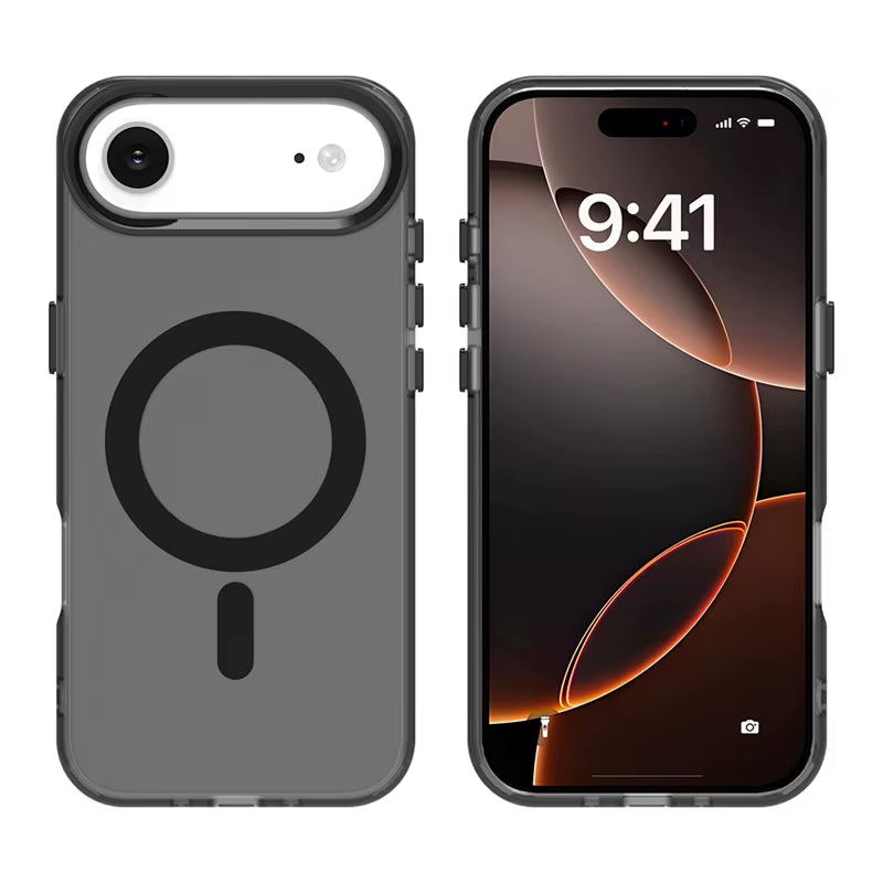 Magnetic Adsorption Wireless Charge Clear Case for Iphone 17 Air Transparent Phone Case Iphone 17 Air Case for Iphone 17 Pro Max