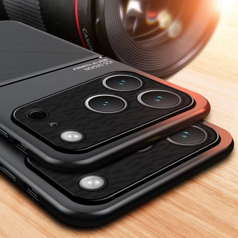 Leather Texture Magnet Case for Iphone 17 16 11 14 13 12 15 Pro Max Mini plus 17 Air Cover for Iphone 17 Pro Max Magnetic Cases