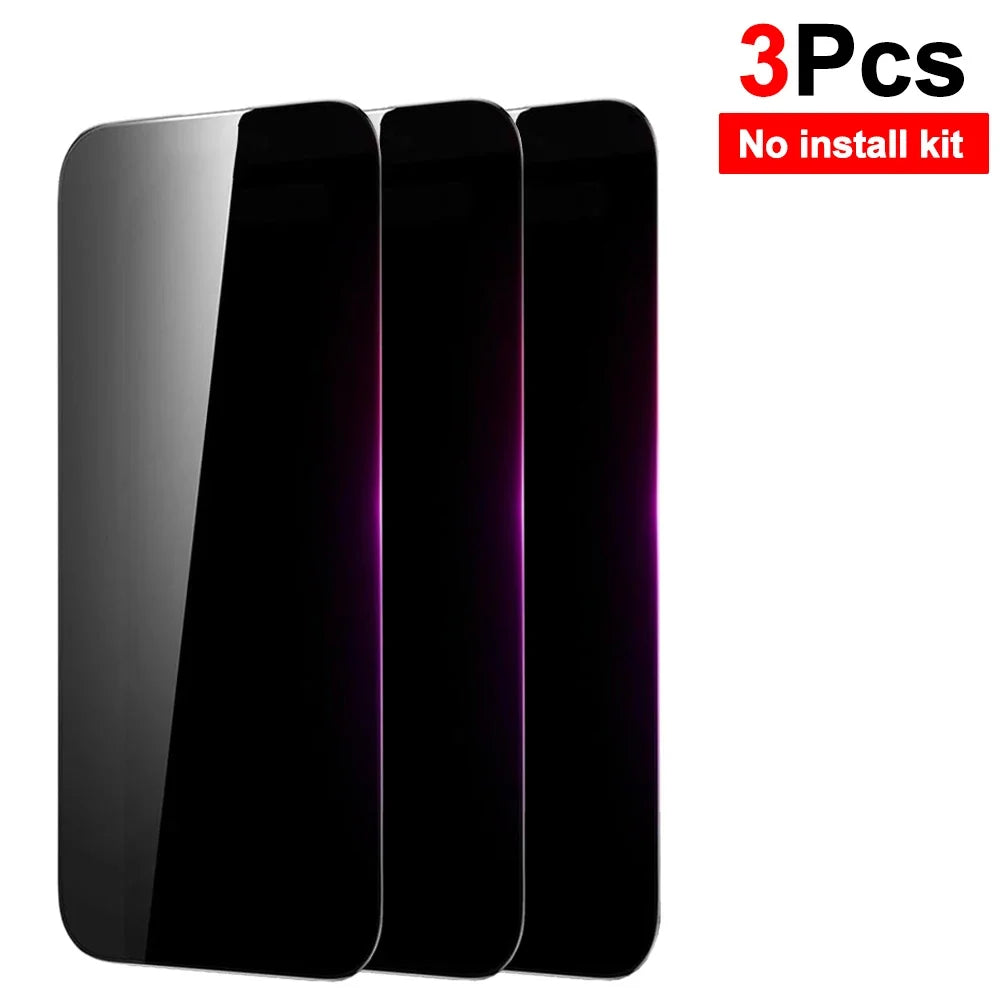 Anti Spy Tempered Glass for Iphone 17/17 Air/17 Pro/17Promax 9H Hardness Case Friendly Screen Protector with Easy to Install Kit
