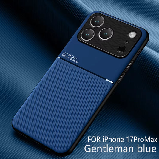 Leather Texture Magnet Case for Iphone 17 16 11 14 13 12 15 Pro Max Mini plus 17 Air Cover for Iphone 17 Pro Max Magnetic Cases